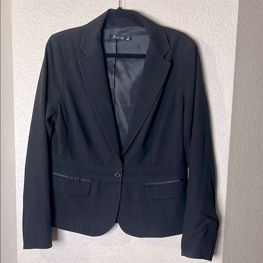 Seventh Avenue New York & Company Classic Black Women's Blazer Jacket Size 10